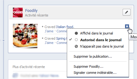 Modifier publication Timeline Modifier publication Timeline