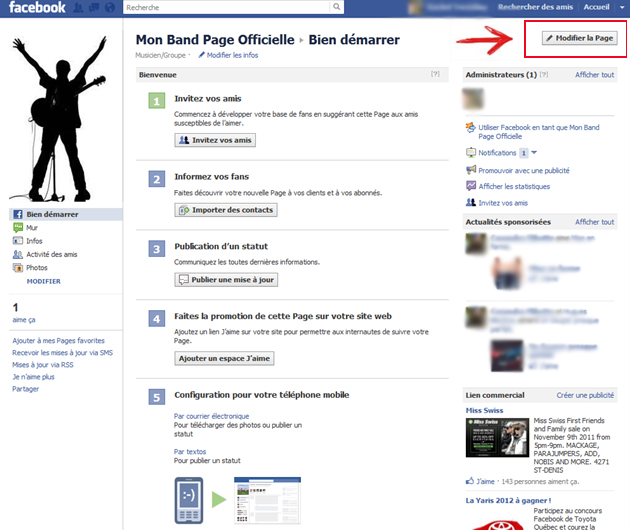 Bien démarrer Facebook Page Bien démarrer Facebook Page