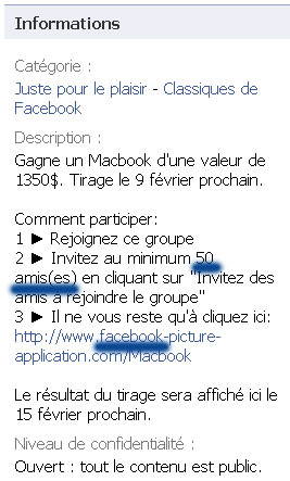 info sur facebook info sur facebook