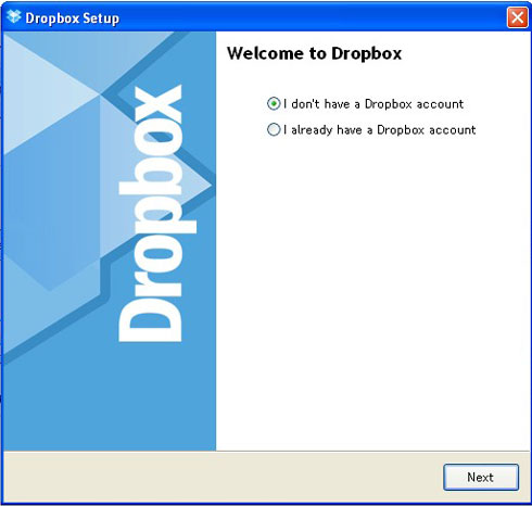 Dropbox setup Dropbox setup