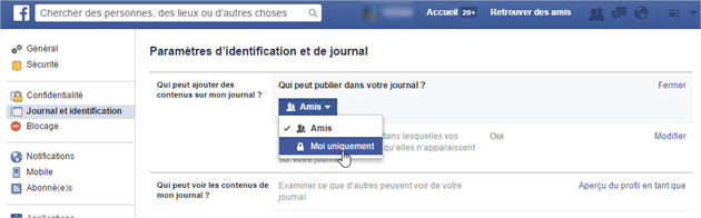 Facebook Qui peut publier dans mon journal Facebook Qui peut publier dans mon journal