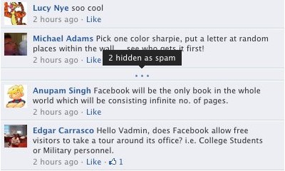 Facebook spam Facebook spam