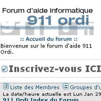 Forum 911Ordi