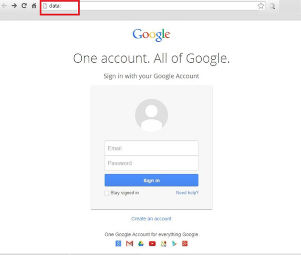 Fausse page connexion Google Fausse page connexion Google