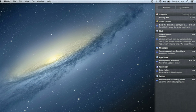 Mountain Lion Notification