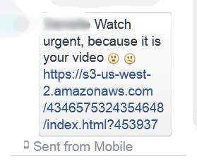 Message Facebook vidéo Message Facebook vidéo