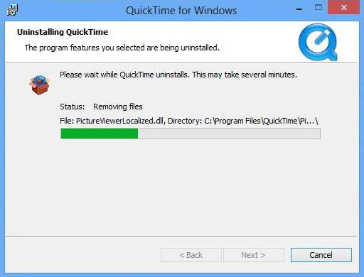 Désinstaller QuickTime Désinstaller QuickTime