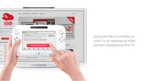 Naviguer avec wii U