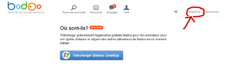 badoo fermeture compte