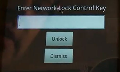 Entrer code déverouillage Entrer code déverouillage