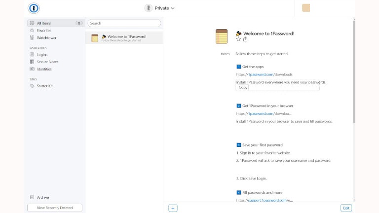 Le gestionnaire de mots de passe 1Password est une excellente façon d'archives tous ces codes et mots de passe. gestionnaire mots de passe archivage protéger testament mort