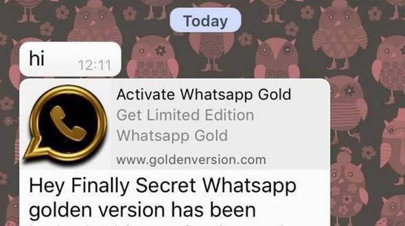 Quelques utilisateurs ont déjà reçu un message qui les invitait à télécharger la version Gold. whatsapp gold arnaque télécharger logiciels malveillants