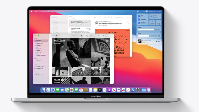 macOS Big Sur offrira une interface enrichit ainsi que des nouveautés à Safari, Message, Maps et l'App Store. MacOS Big Sur Apple système exploitation ordinateur