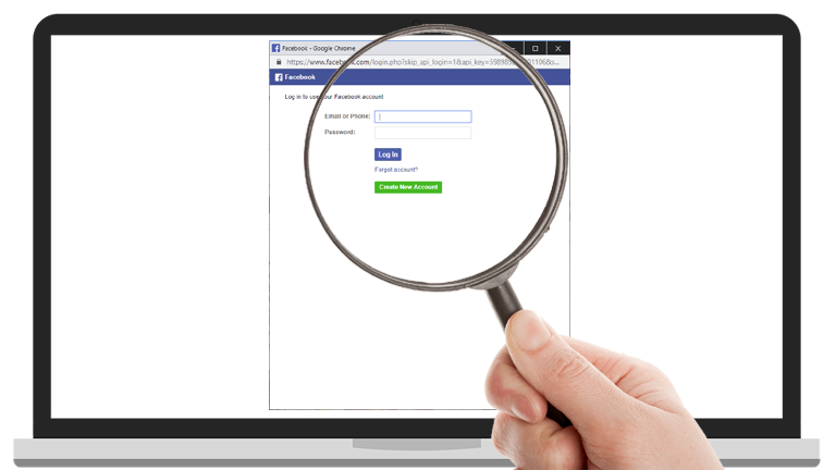 Comment reconnaître les fausses boîtes de connexion Facebook Google Twitter LinkedIn