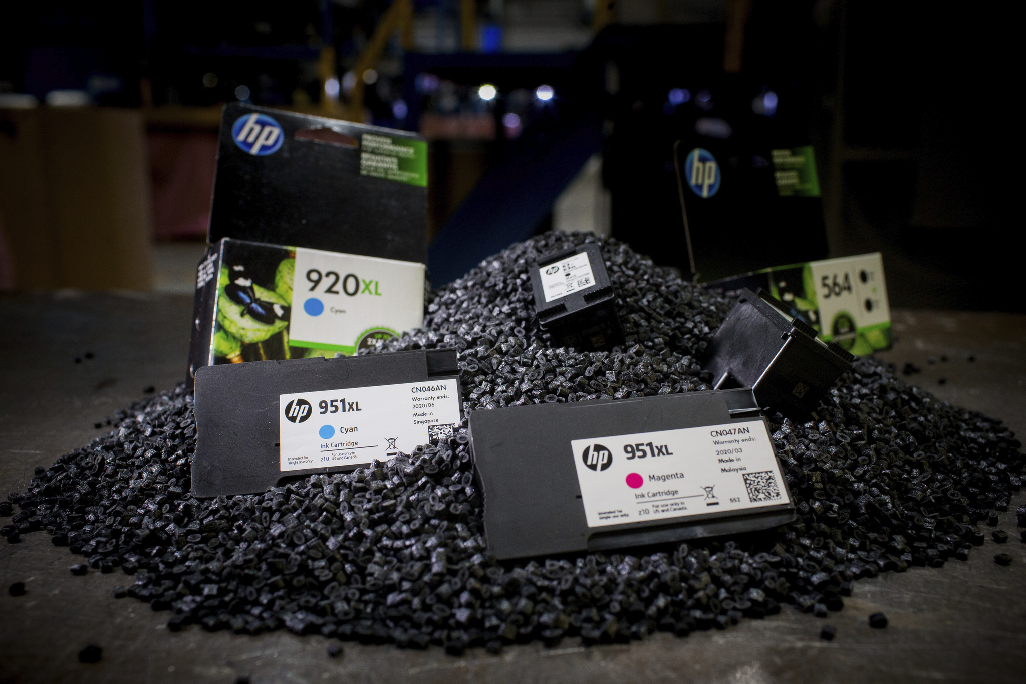 HP a noué un partenariat avec le Groupe Laverge pour recycler ses cartouches d’encre. HP cartouches encre plastique recyclé