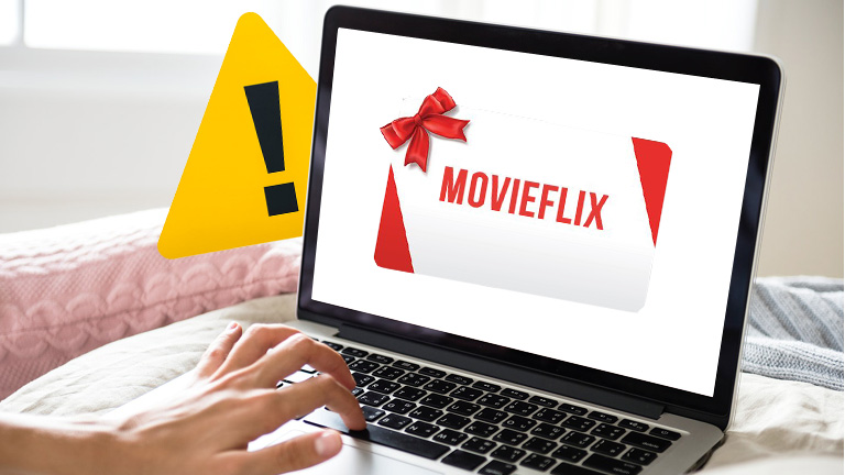 Movieflix est un faux service de streaming qui tente de frauder des internautes. Movieflix streaming arnaque scam