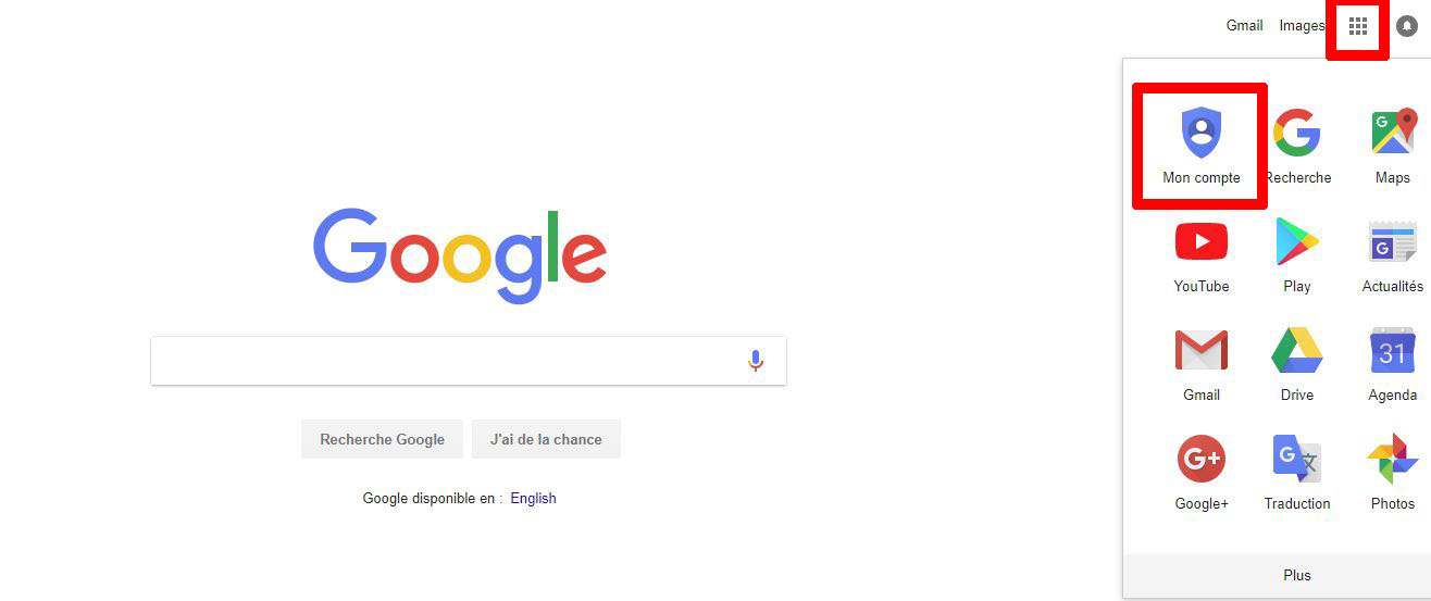 Accéder à son compte Google Accès compte Google