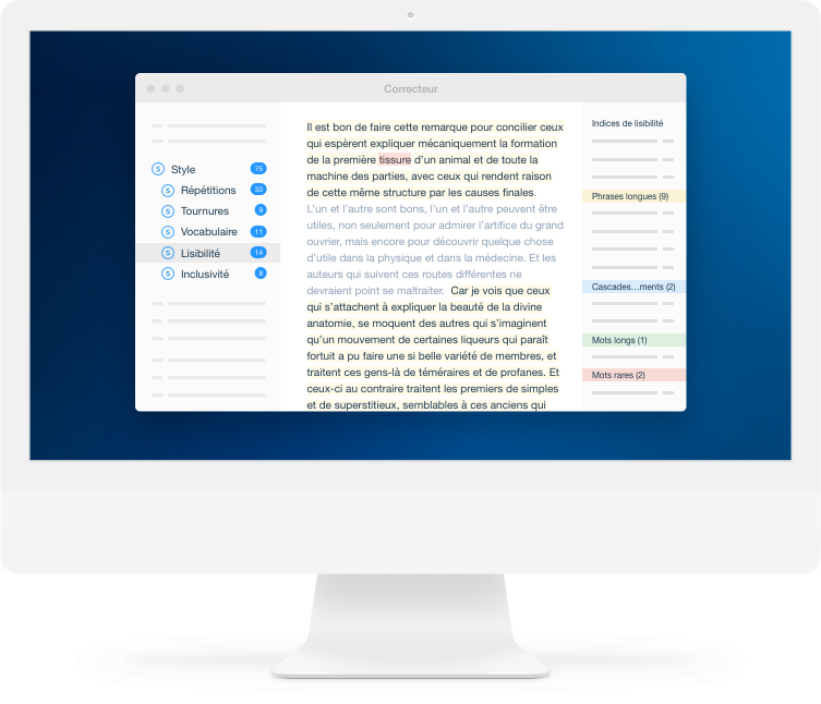 Antidote 10 ajoute des filtres d’inclusivité et de lisibilité à nos textes. Filtres inclusivité et lisibilité Antidote 10