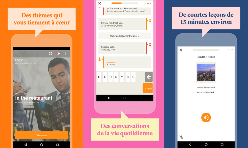 Application de vocabulaire Babbel Application de vocabulaire Babbel