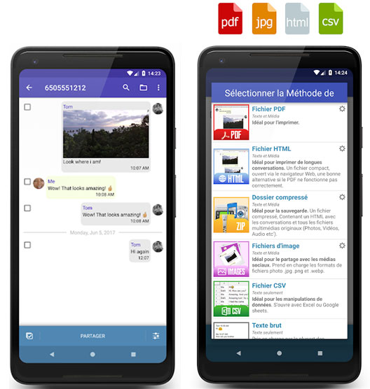 Application SMS Partage 2 Application SMS Partage 2