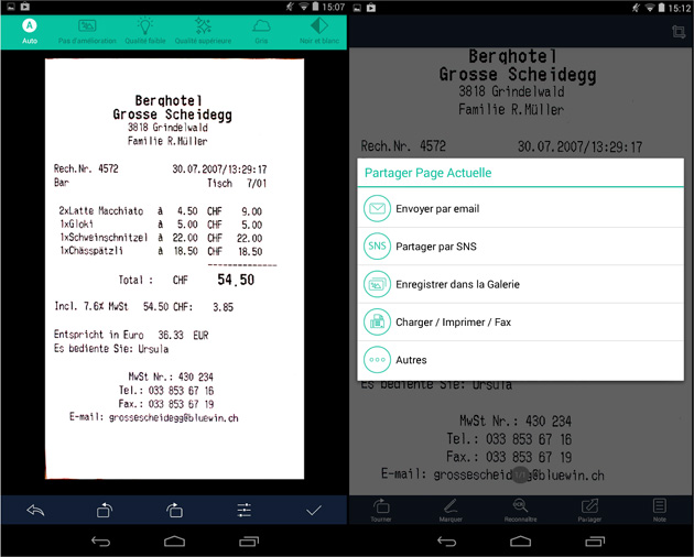 Application CamScanner Application CamScanner