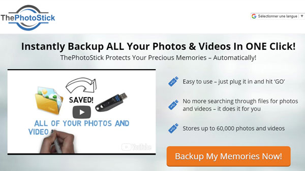 Clé USB PhotoStick Clé USB PhotoStick