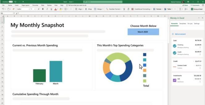 Excel introduira la fonction Money pour intégrer nos données bancaires dans nos tableaux. Microsoft 365 Excel Money