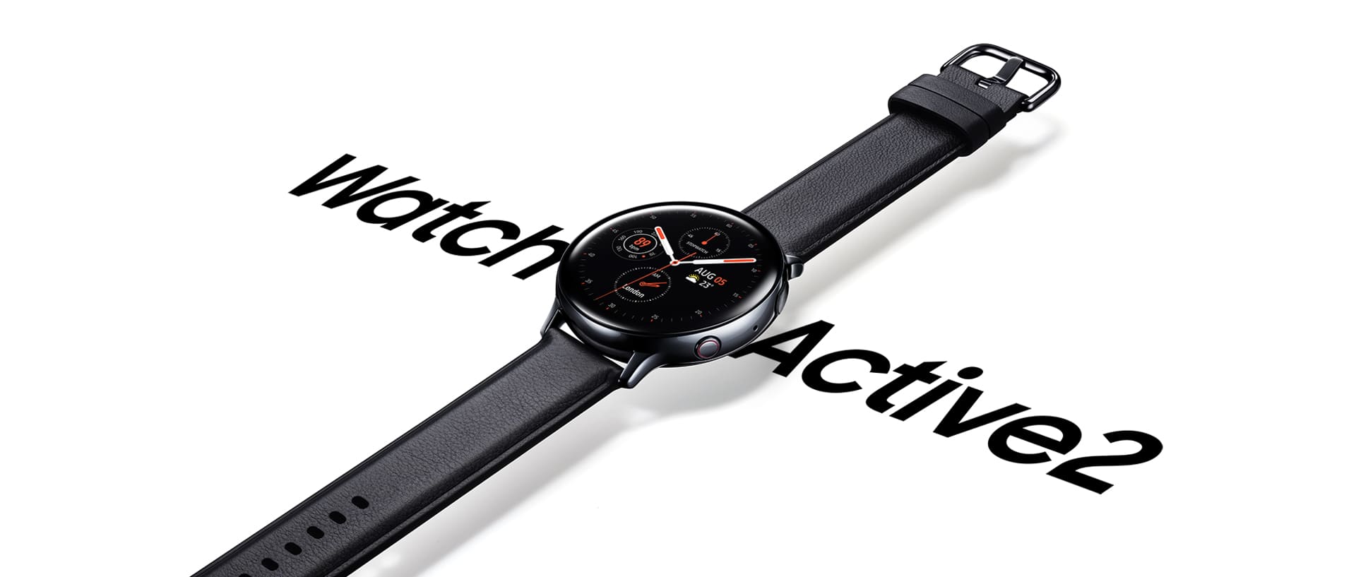 La Galaxy Watch Active 2 peut vraiment avoir l’allure d’une montre conventionnelle. Samsung Galaxy Watch Active 2 montre intelligente