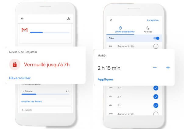 Vous avez aussi la possibilité d’imposer des règles claires. google family link établir des règles