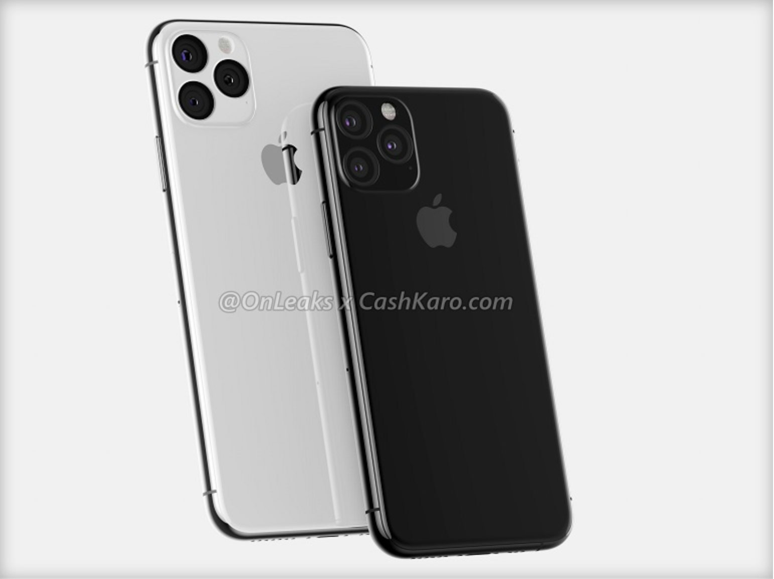L’iPhone XI sera disposé d’un triple capteur photo. iPhone XI premières images téléphone Apple