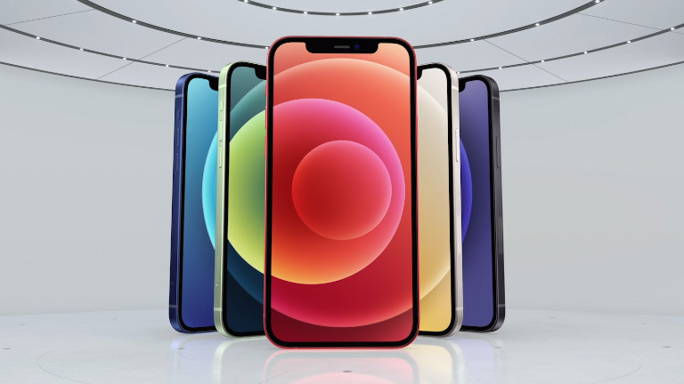 L’iPhone 12 d’Apple intègre la 5G est offert en 5 couleurs. iPhone 12 Apple téléphone 5G