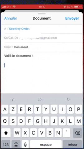 Voici comment ajouter facilement une pièce jointe dans un courriel sur iPhone. Crédit : Giphy iPhone comment ajouter une pièce jointe dans nos courriels