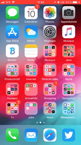 Voici comment ajuster la luminosité sur une photo avec notre iPhone. Crédit : Giphy iPhone comment ajuster luminosité appareil photo