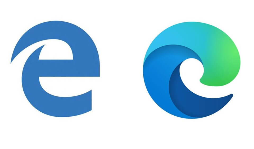 Microsoft Edge a également profité de sa mise à jour pour actualiser son logo. microsoft edge Chromium nouveau logo