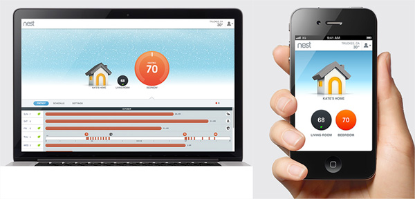 Thermostat Nest application Thermostat Nest application