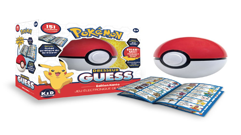 Votre enfant saura-t-il faire deviner les 151 Pokémon à ce jouet? Pokémon Dresseur Guess Pikachu