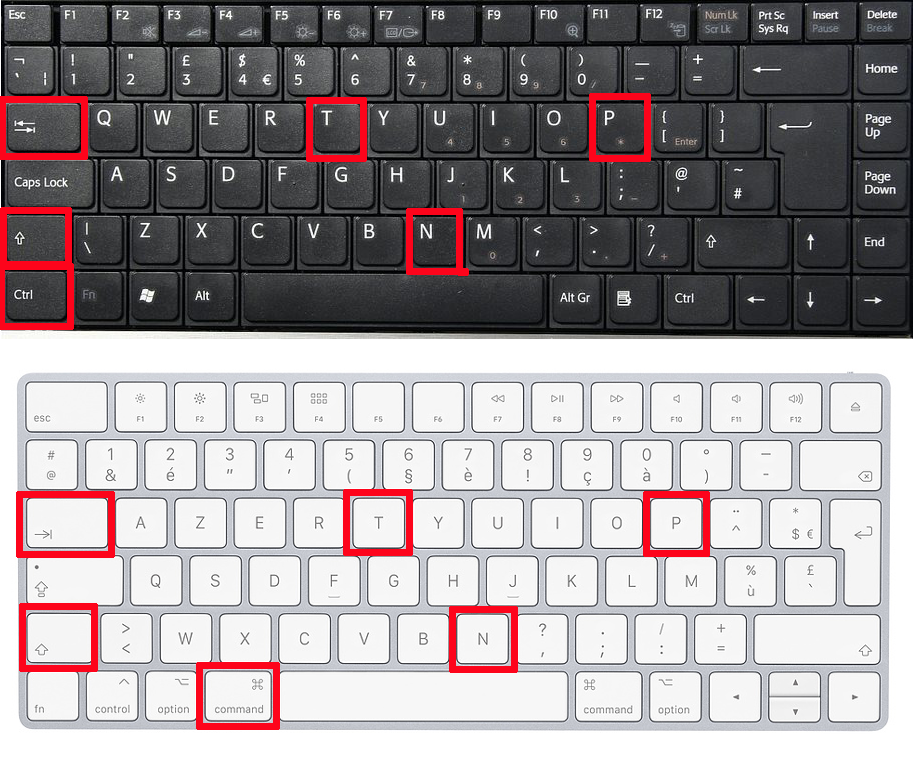 Voici les touches à retenir pour les raccourcis clavier des navigateurs web. Raccourcis clavier navigateur web Chrome Firefox PC Mac