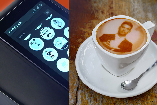 Le Dessin De Votre Choix Sur La Mousse De Votre Café Ou