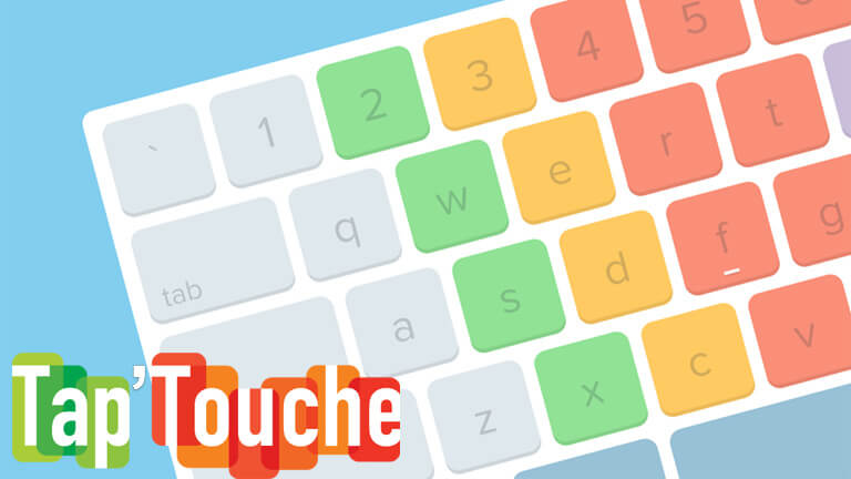 Tap’Touche est un produit de Druide, la même compagnie qui fait le correcteur Antidote. tap'touche améliorer dactylo