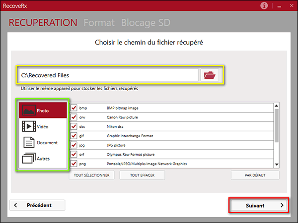 Le logiciel RecoveRx de Transcend peut récupérer des fichiers effacés sur notre carte mémoire. RecoveRc Transcend logiciel récupération fichiers effacés photos vidéos documents carte SD microSD CompactFlash