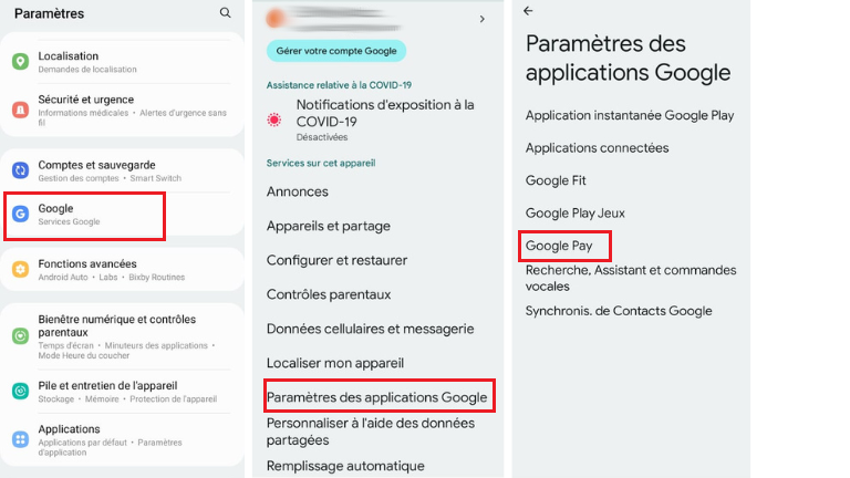 Voici comment retirer ses informations financières de son compte Google sur mobile. Google Pay comment retirer informations bancaires mobile