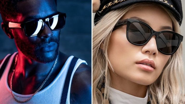 Bose Frames rondes carrées lunettes soleil bluetooth haut-parleur musique appel assitant vocal