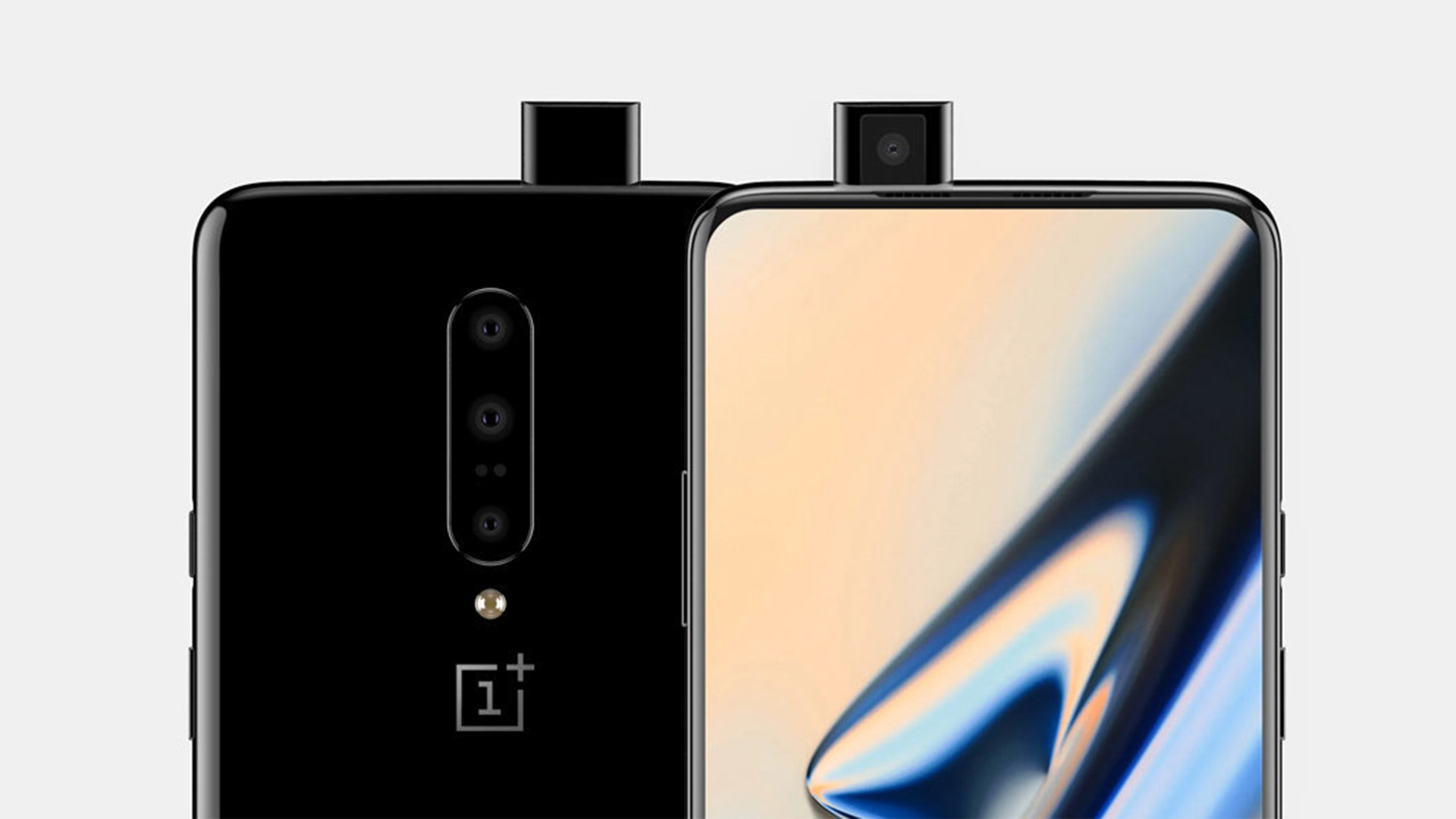 L’appareil photo frontal du OnePlus 7 Pro s’ouvre dans le haut de l’appareil. OnePLus 7 Pro téléphone caméra rétractable