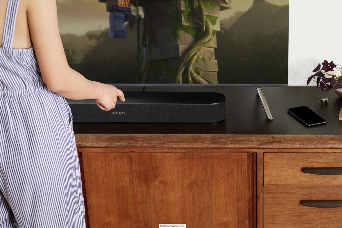 Sonos Beam barre de son contrôle téléphone cellulaire