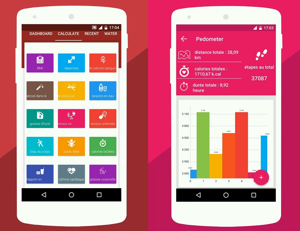 Application gestionnaire santé