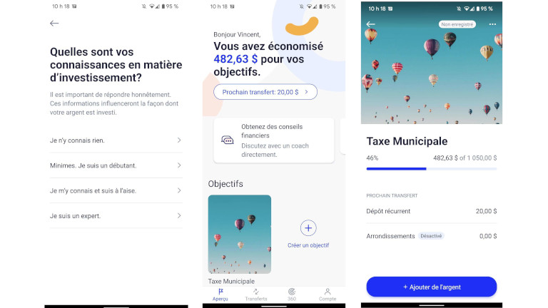 application Moka téléphone android ios économiser investir argent