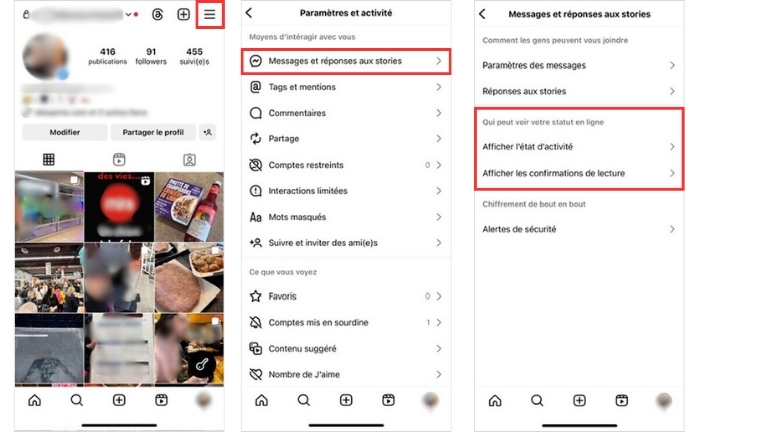 La marche à suivre pour apparaître hors ligne sur l'application mobile d'Instagram La marche à suivre pour apparaître hors ligne sur l'application mobile d'Instagram