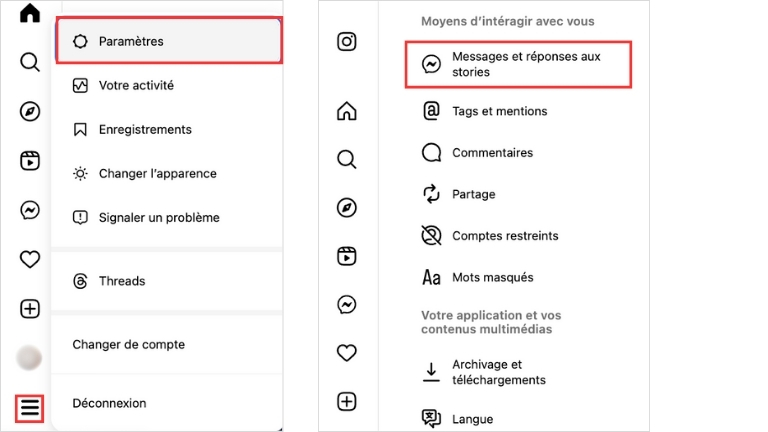La marche à suivre pour apparaître hors ligne sur le site web d'Instagram La marche à suivre pour apparaître hors ligne sur le site web d'Instagram