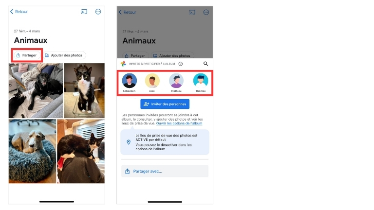 Comment partager l’un de ses albums photo avec nos contacts Google. Comment partager l’un de ses albums photo avec nos contacts Google.