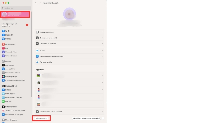Comment se déconnecter d'iCloud avec macOS Sonoma Comment se déconnecter d'iCloud avec macOS Sonoma